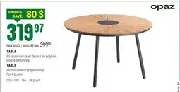 BMR TABLE offer