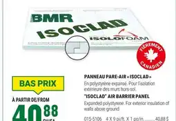 BMR PANNEAU PARE-AIR  ISOCLAD  offer
