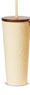 Walmart Mainstays Tumbler with Straw offer