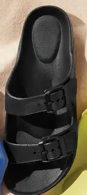 Walmart George Adults' Double Buckle Sandals offer