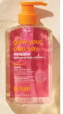 Walmart b.tan Glow Your Own Way Tan Gel offer