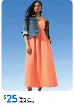 Walmart Strappy Maxi Dress offer