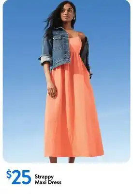 Walmart Strappy Maxi Dress offer