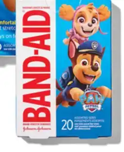 Walmart Band-Aid PAW Patrol or Flexible Fabric Bandages offer