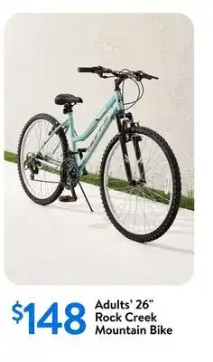 Walmart Adults' 26 Rock Creek Mountain Bike offer