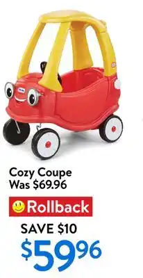 Walmart Cozy Coupe offer