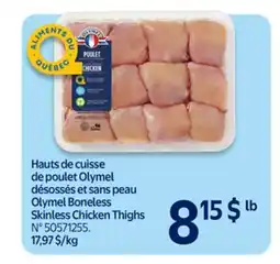 Walmart Olymel Boneless Skinless Chicken Thighs offer