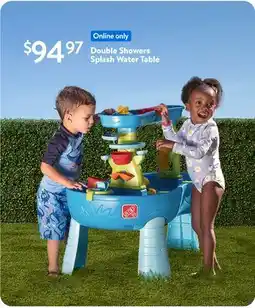 Walmart Double Showers Splash Water Table offer