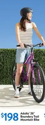 Walmart Adults' 26 Boundary Trail Mountain Bike offer