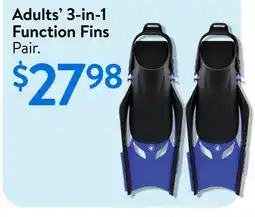 Walmart Adults' 3-in-1 Function Fins offer
