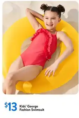 Walmart Kid's George Fashion Swimsuit offer