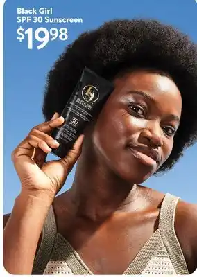 Walmart Black Girl SPF 30 Sunscreen offer