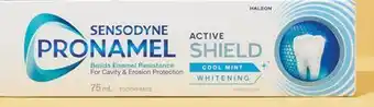 Walmart Pronamel Active Shield Cool Mint Whitening Toothpaste offer