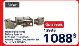 Walmart Bellamy 4-Piece Conversation Set offer