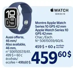 Walmart Apple Watch Series 10GPS 42 mm offer