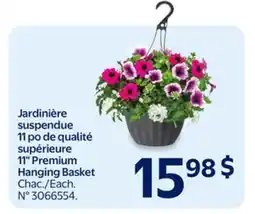 Walmart 11 Premium Hanging Basket offer