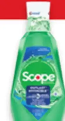 Walmart Scope Outlast Mouthwash 1L offer