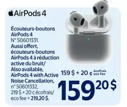 Walmart Airpods 4 with Active Noise Cancellation offer