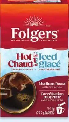 Walmart Folgers Hot Or Iced Coffee offer