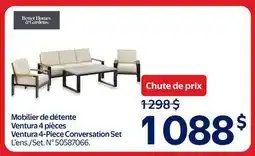 Walmart Ventura 4-Piece Conversation Set offer