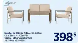 Walmart Mainstays Cobble Hill Conversation Set offer