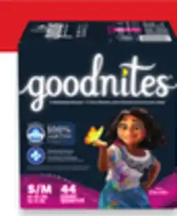 Walmart Goodnites Bedwetting Underwear offer
