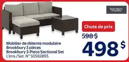 Walmart Brookbury 3-Piece Sectional Set offer