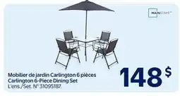 Walmart Carlington 6-Piece Dining Set offer