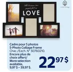 Walmart S-Photo Collage Frame offer