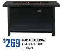 Canac Mais Outdoor Gas Fireplace Table offer