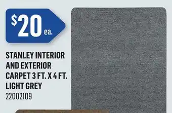 Canac Stanley Interior and Exterior Carpet 3 ft. x 4 ft offer
