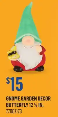 Canac Gnome Garden Decor Butterfly 12 1/8 in offer