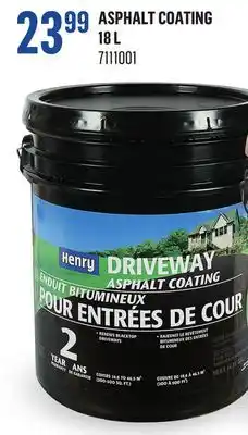 Canac Asphalt Coating 18 L offer