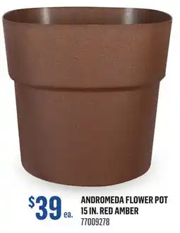 Canac Andromeda Flower Pot 15 in offer