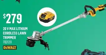 Canac 20 V Max Lithium Cordless Lawn Trimmer offer