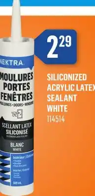 Canac Siliconized Acrylic Latex Sealant White offer