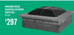 Canac Moderno Versa Charcoal Outdoor Fireplace offer