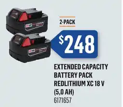 Canac Extended Capacity Battery Pack REDLITHIUM XC 18 V (5,0 Ah) offer