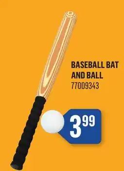 Canac Baseball Bat and Ball offer