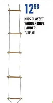 Canac Kids Playset Wooden Rope Ladder offer