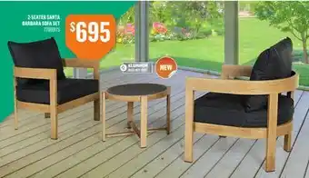 Canac 2-Seater Santa Barbara Sofa Set offer