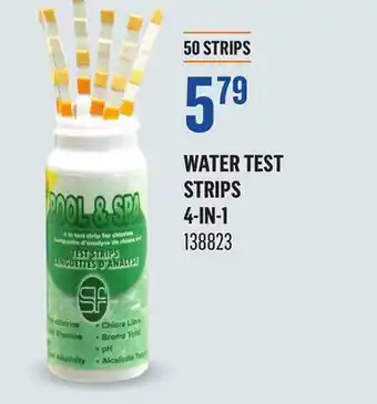 Canac Water Test Strips offer