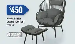 Canac Monaco Shell Chair & Footrest offer