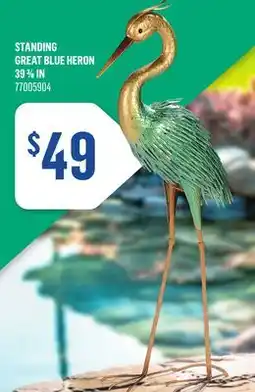Canac Standing Great Blue Heron 39 3/8 in offer