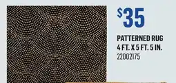Canac Patterned Rug 4 ft. x 5 ft. 5 in offer