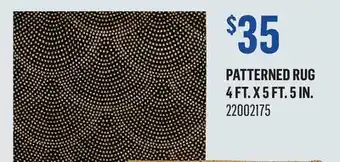 Canac Patterned Rug 4 ft. x 5 ft. 5 in offer