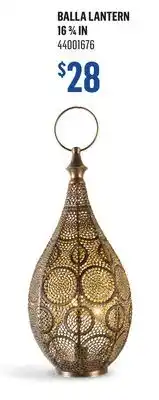 Canac Balla Lantern 16 3/4 in offer
