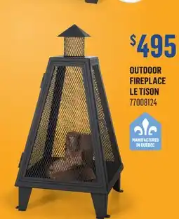 Canac Outdoor Fireplace offer