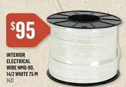Canac Interior Electrical Wire NMD-90, 14/2 White 75 m offer