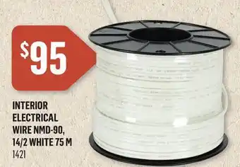 Canac Interior Electrical Wire NMD-90, 14/2 White 75 m offer